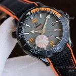 Best Quality Copy Omega Seamaster Planet Ocean Watches Black and Orange